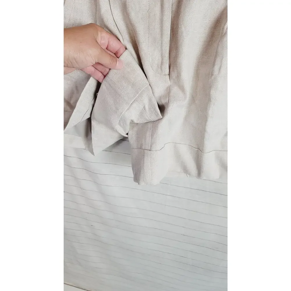 J.CREW REMI SHORT IN LINEN STRETCH BLEND, SZ 0